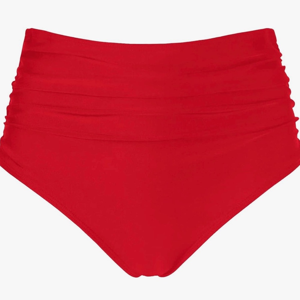 Red Bikini Bottoms Sz L (Matching Top Available)